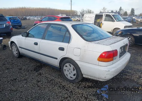 1997 Honda Civic Lx z USA, uszkodzony, nr VIN JHMEJ6579VS021726